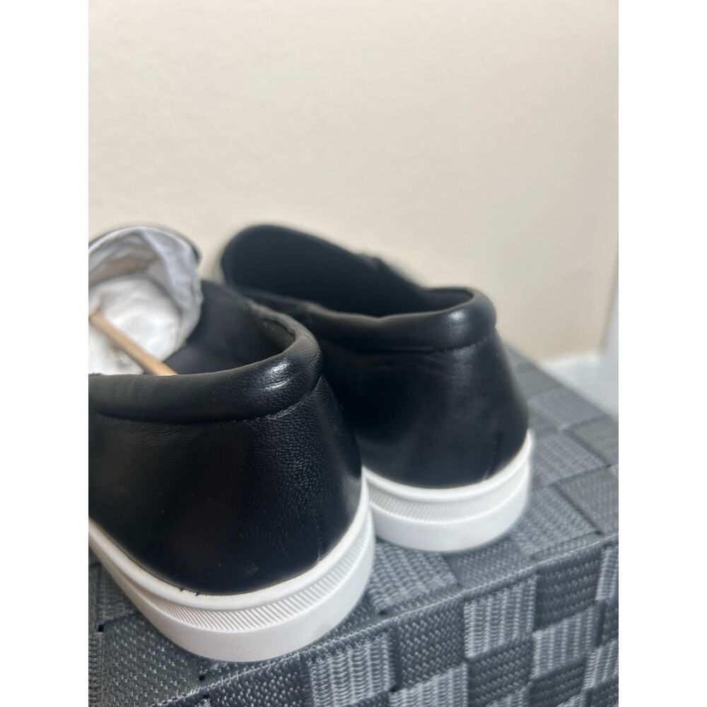 NEW 27 Edit Naturalizer Tyra Slip On Women's Size 7.5 Black Leather Shoes Office - Picture 11 of 13